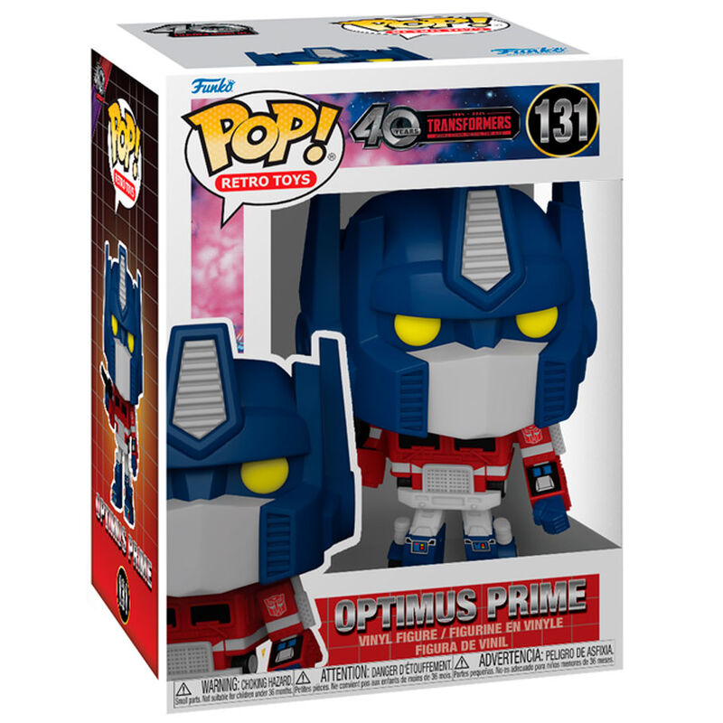 Transformers Retro Series POP TV Vinyl Figura Optimus Prime 9 cm Frikytopia