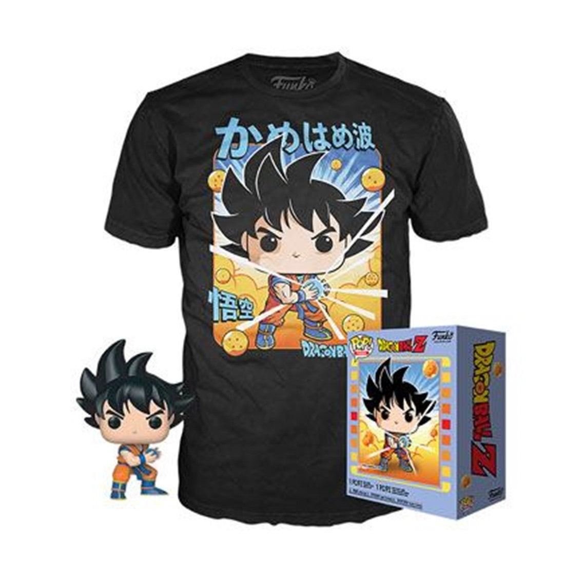 Pop tee dragon ball z goku kamehameha funko camiseta talla l Frikytopia