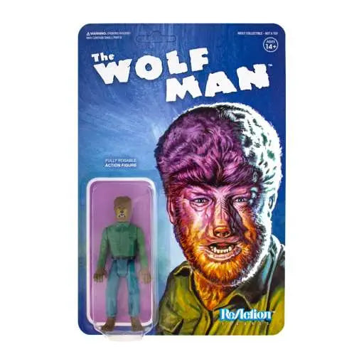 UNIVERSAL MONSTERS WOLF MAN REACTION Figura Frikytopia