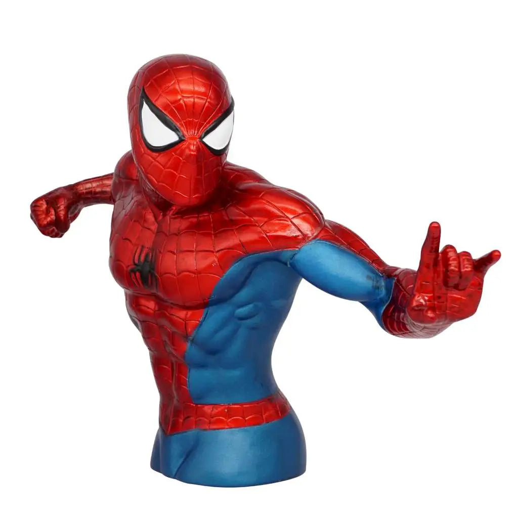 MARVEL SPIDER-MAN METALLIC Busto BANK Frikytopia