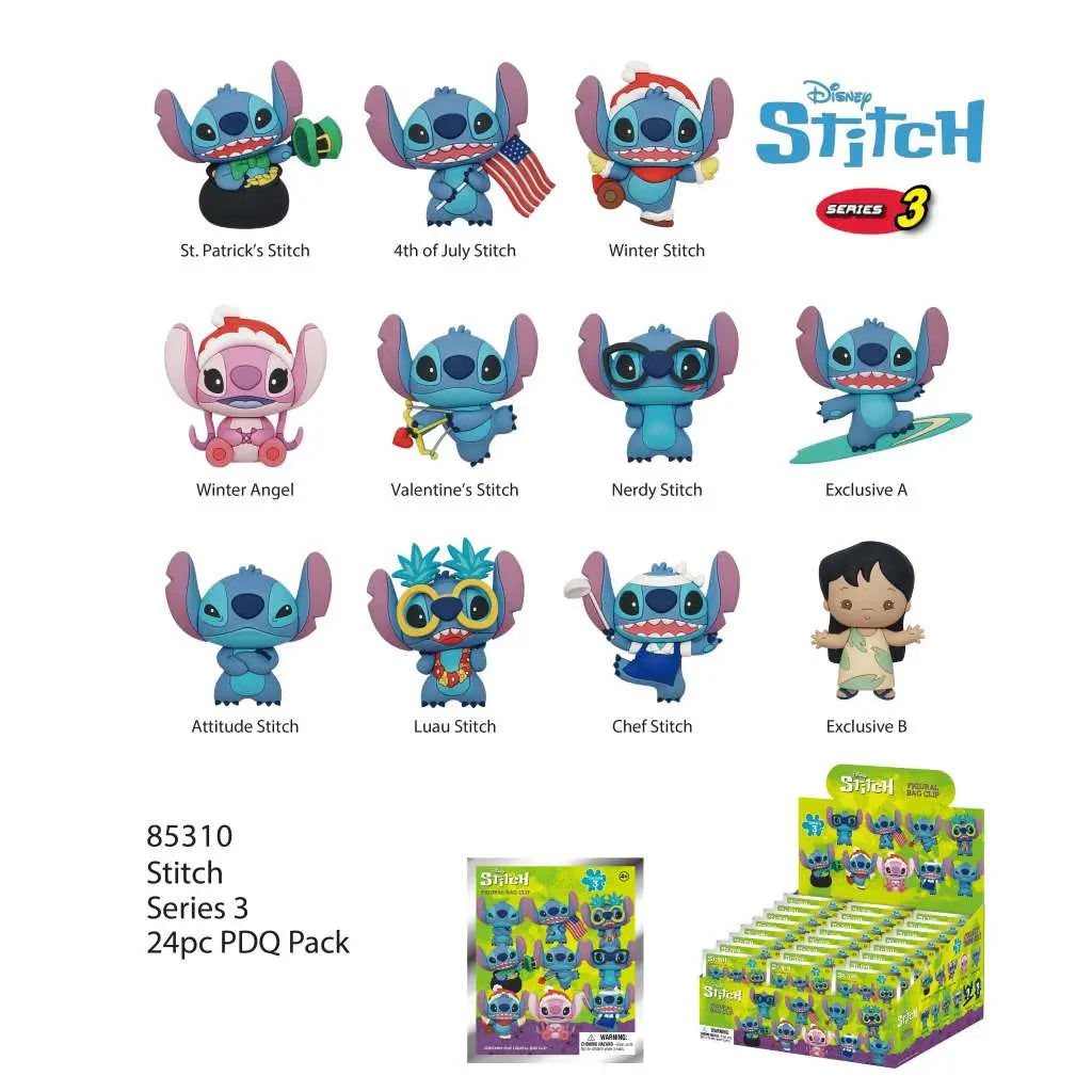 STITCH S3 Bolsa CLIP BLIND Caja DISPLAY (24)