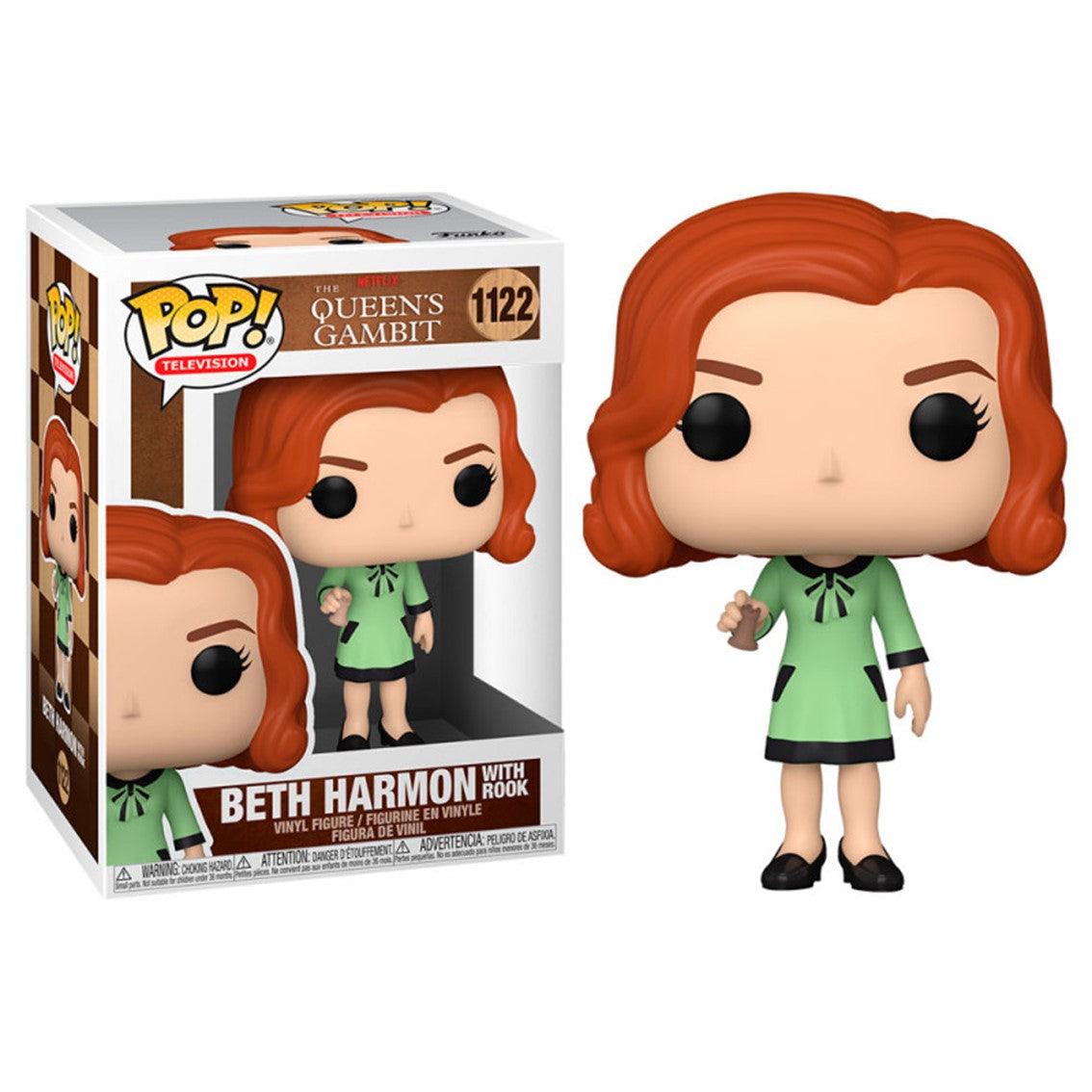 Funko pop series tv gambito de dama queens gambit beth harmon con tablero 57689 Frikytopia