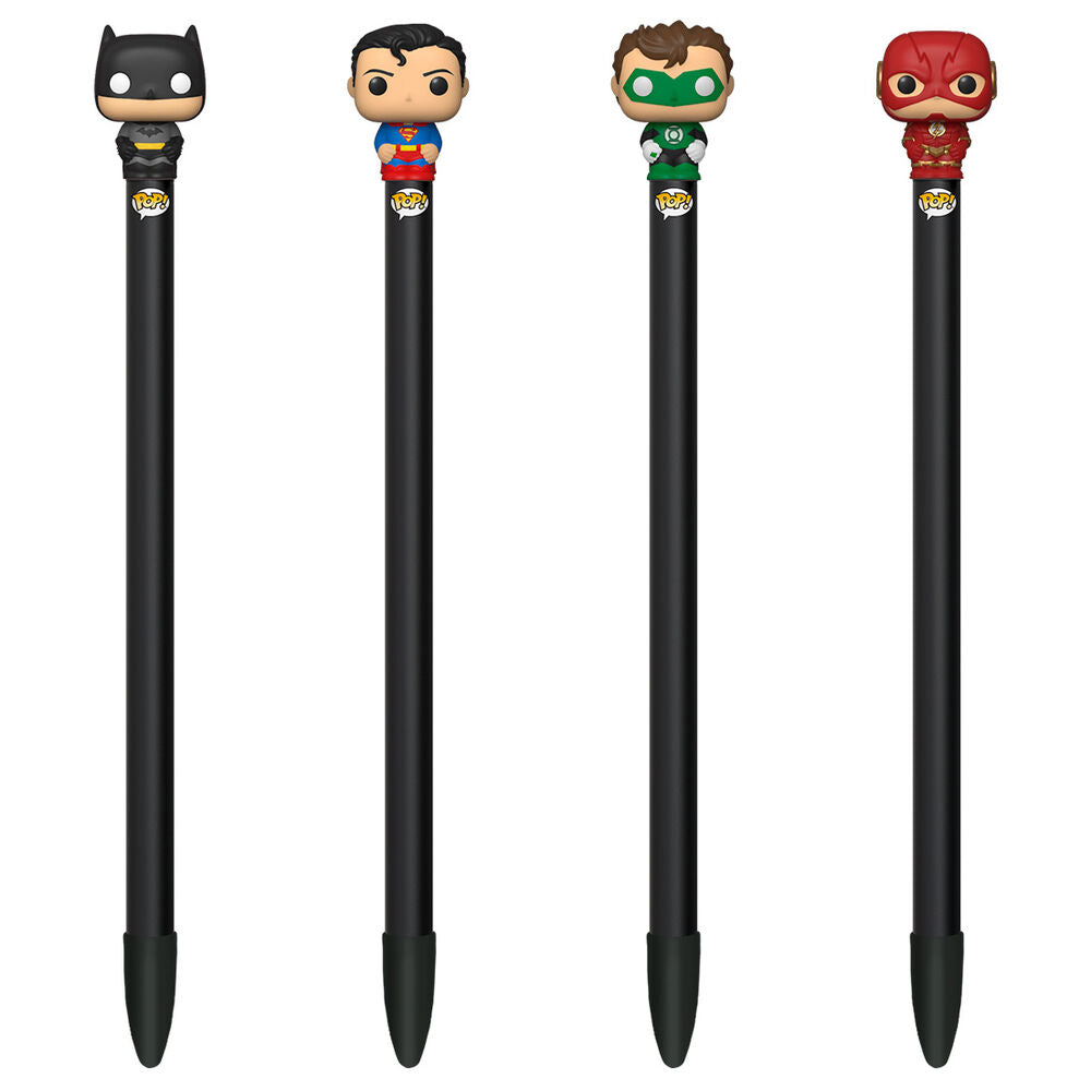 Funko pop pen topper boligrafo dc comics 1 unidad aleatoria batman superman