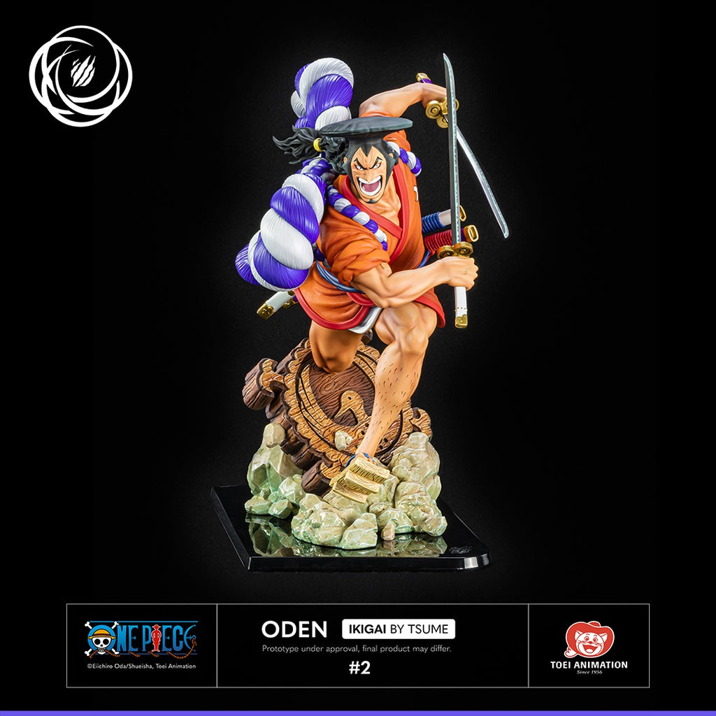 Figura tsume arts one piece wano oden escala 1 6 ikigai Frikytopia