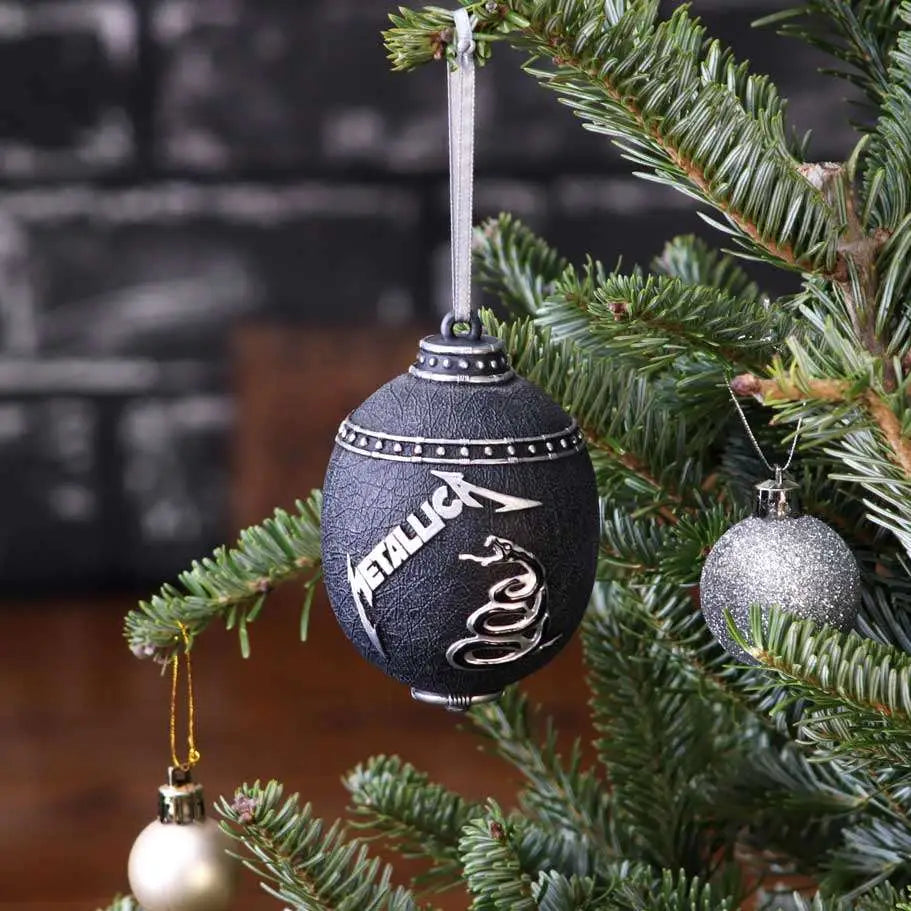 METALLICA BLACK ALBUM HANGING ORNAMENT