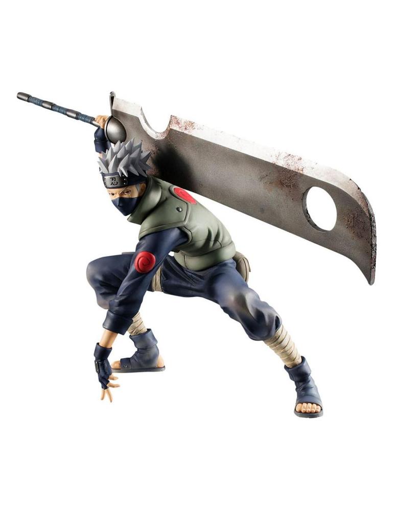 Figura megahouse gem series naruto kakashi hatake great ninja war 15th aniversario Frikytopia