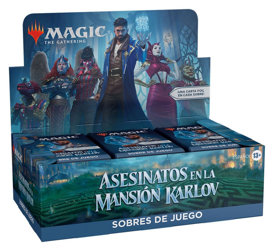 Caja de sobres magic the gathering sobres de juego asesinatos en la mansion karlov Frikytopia
