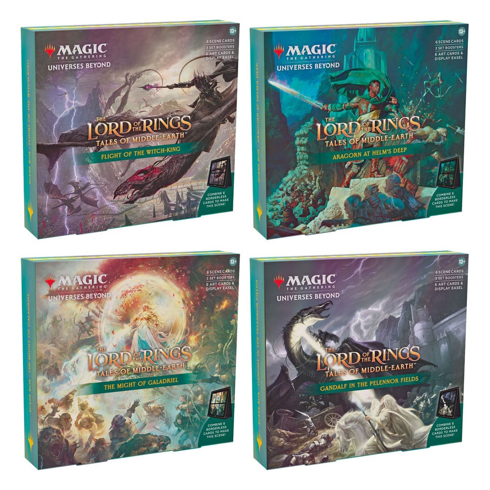 Caja de cartas magic the gathering lord of the rings tales of middle earth Frikytopia