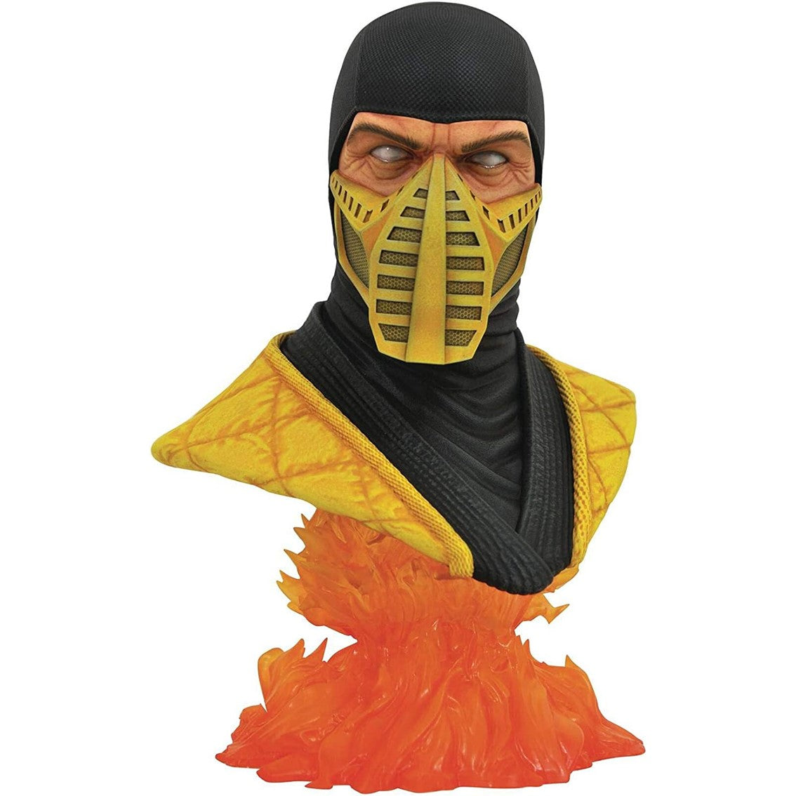 Figura busto diamond select toys mortal kombat scorpion escala 1 2 limited