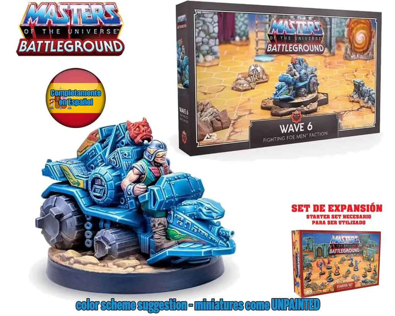 MOTU:Battleground - Wave 6 - Fighting Foe Men faction Spanish Frikytopia