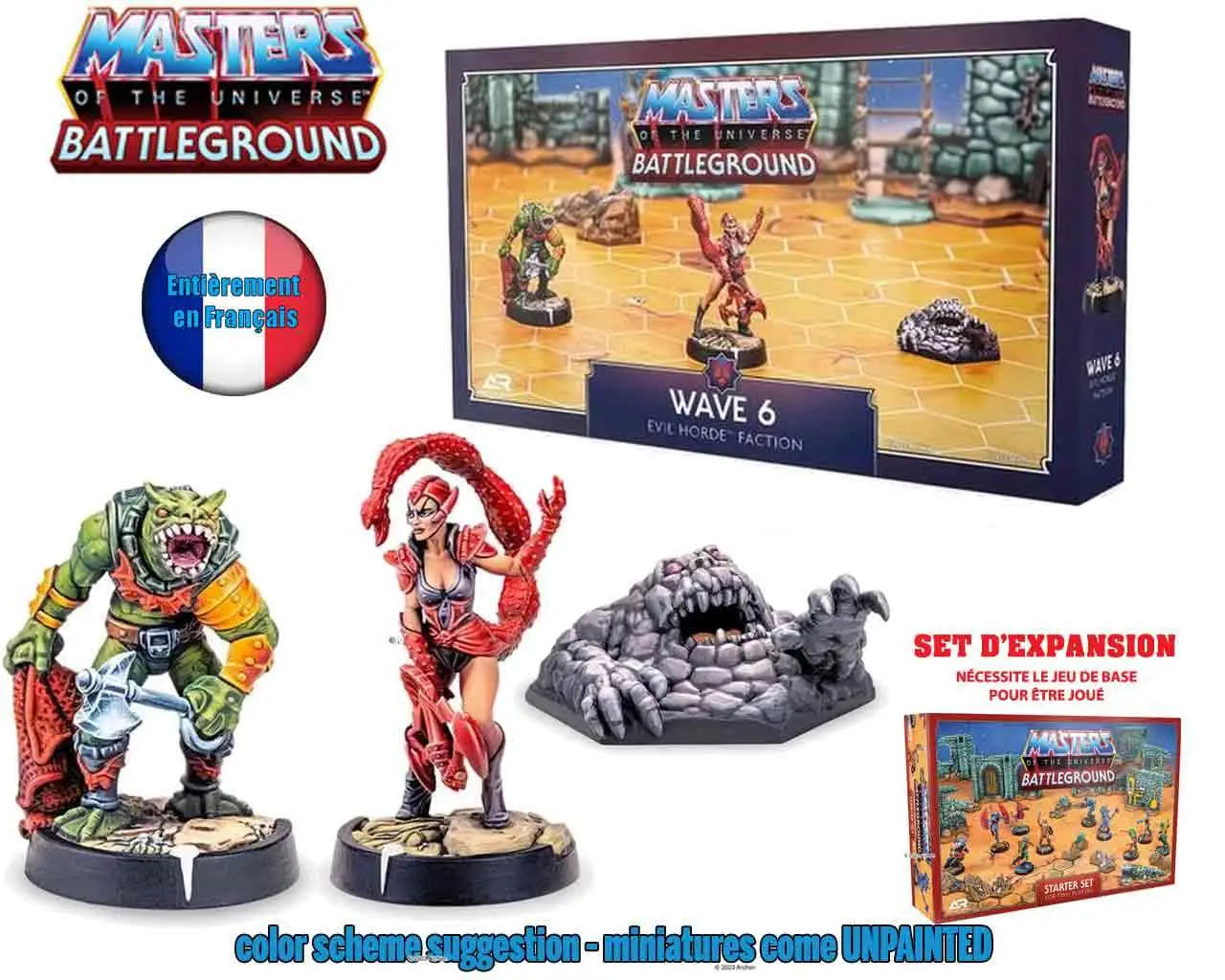 MOTU:Battleground - Wave 6 - Evil Horde faction French Frikytopia