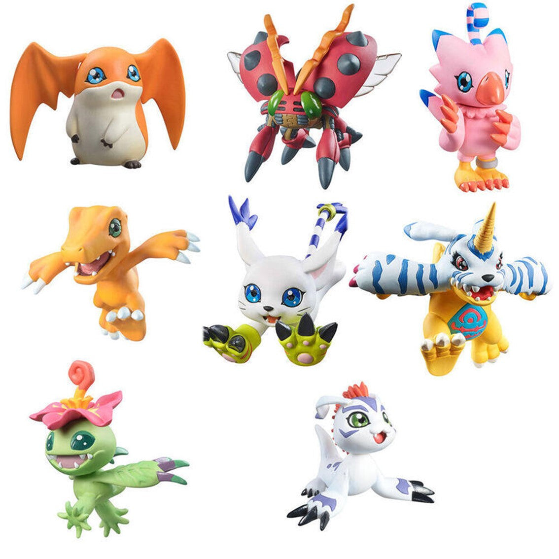 Pack 8 figuras megahouse digimon adventure digicolle series mix special Frikytopia