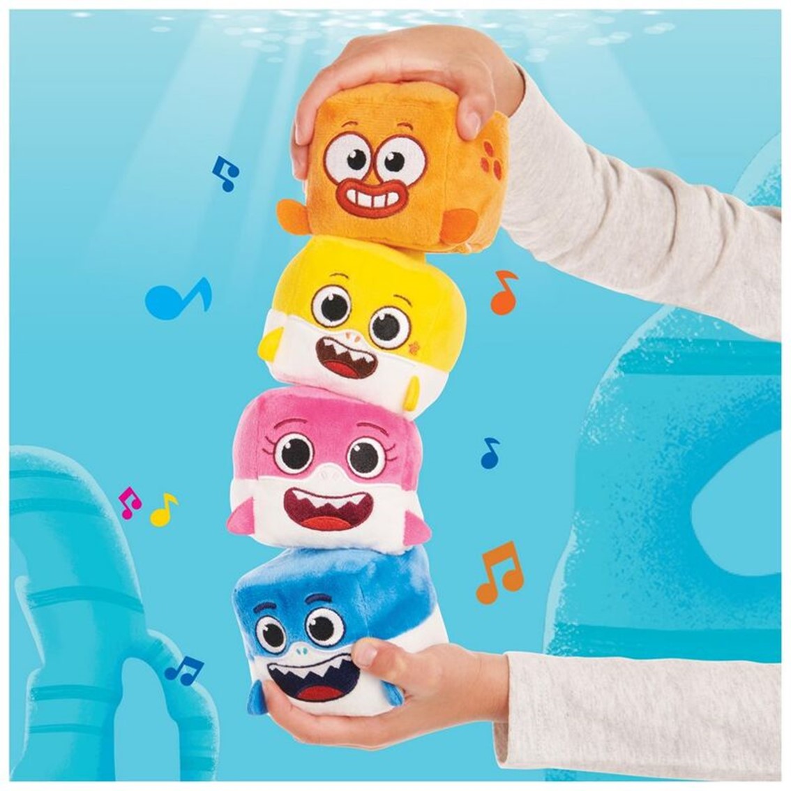 Peluches pequenos con sonidos wowwee baby shark 12 unidades Frikytopia