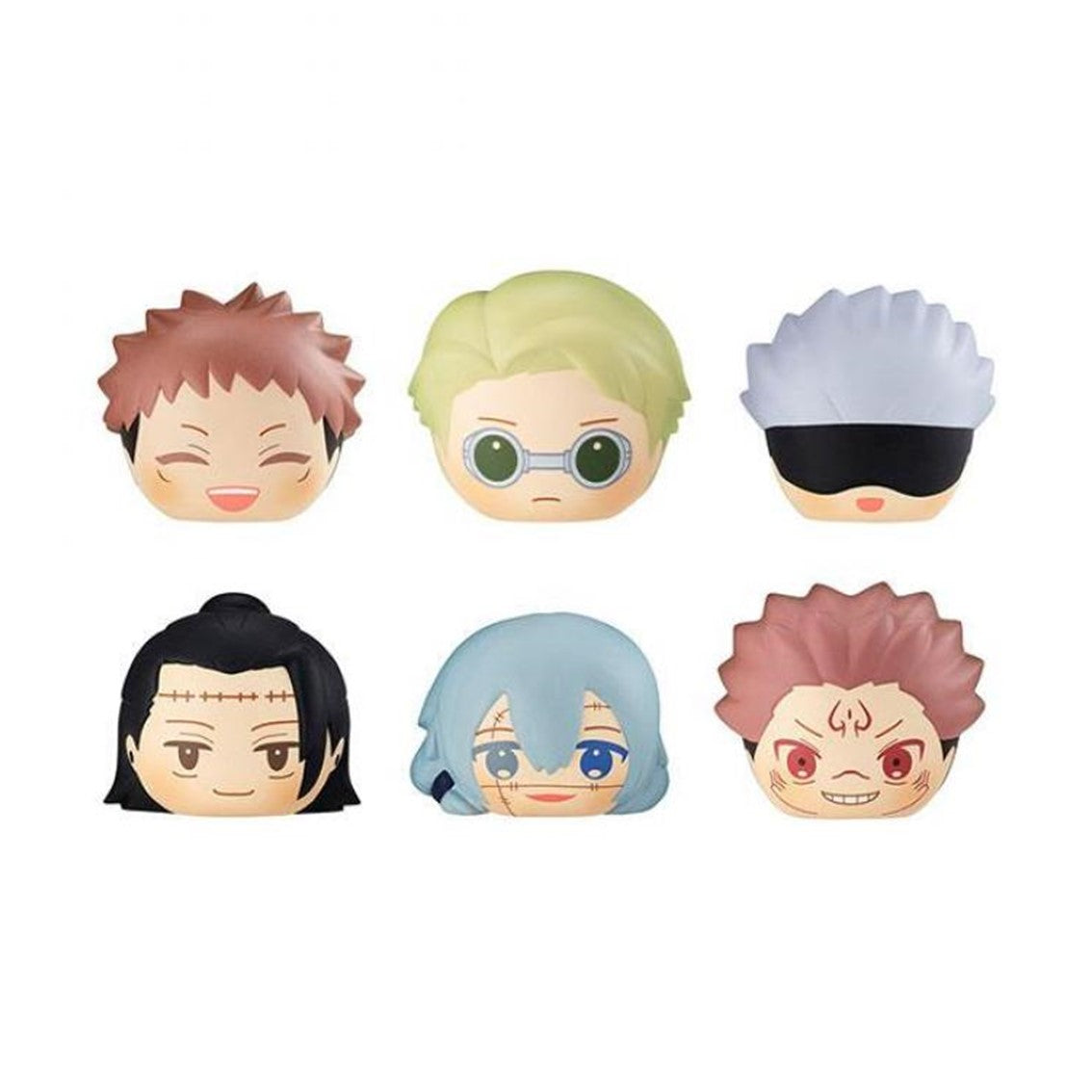Pack 6 figuras antiestres megahouse jujutsu kaisen gekijouban squeeze Frikytopia