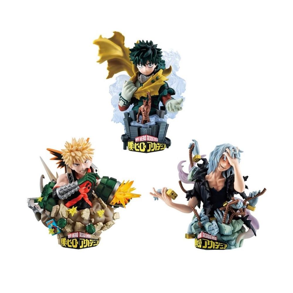 Pack 3 figuras megahouse petitrama ex series 3 my hero academia type a Frikytopia
