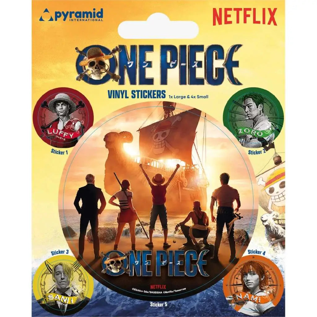 ONE PIECE LIVE ACTION STRAW HAT CREW VINYL Pegatina