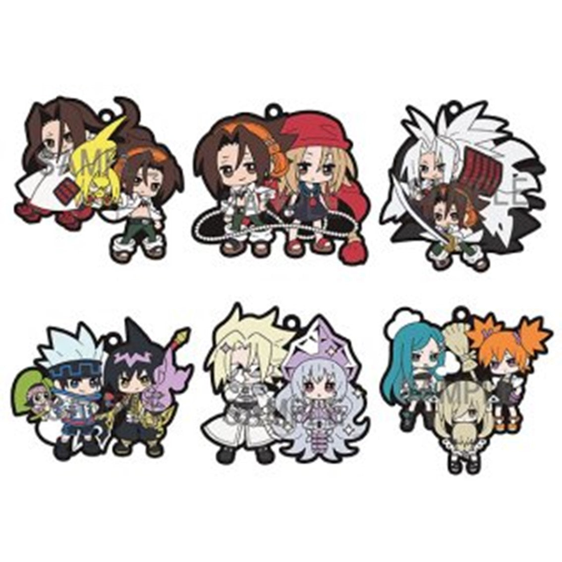 Accesorio de colgante llavero megahouse rubber mascot shaman king set Frikytopia