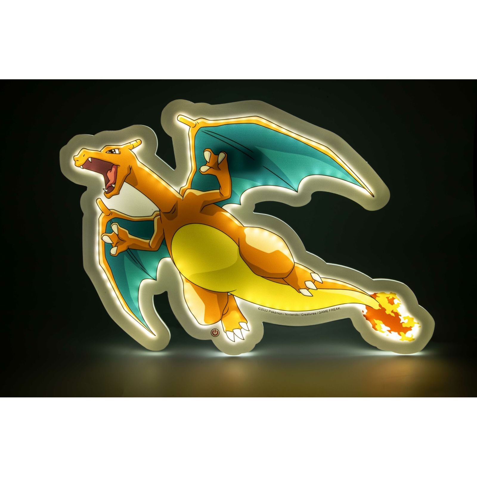 Mural lampara neon teknofun madcow entertainment pokemon charizard 30 cm Frikytopia