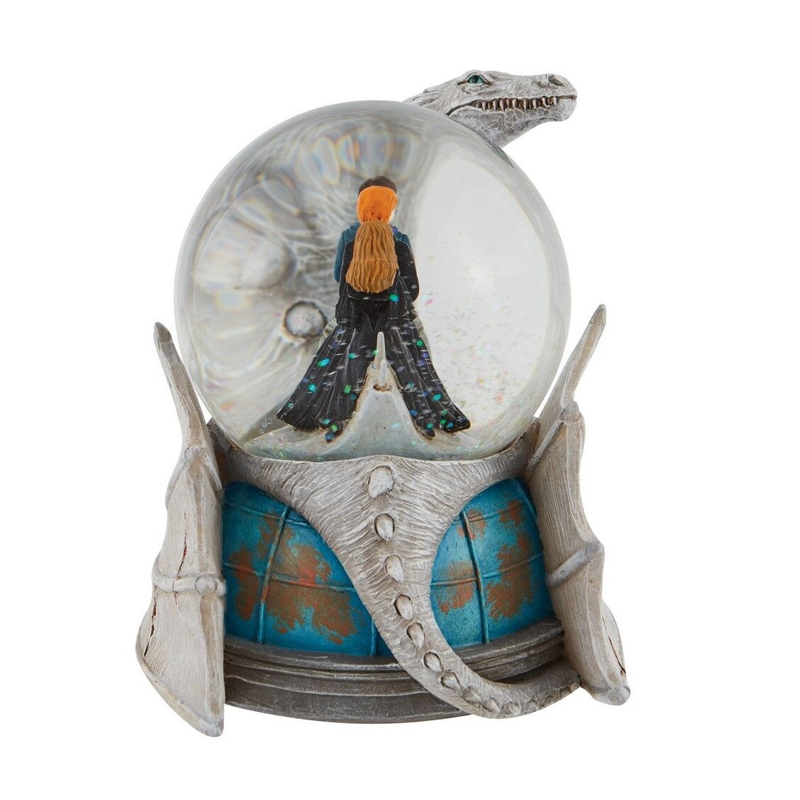 Figura enesco bola de agua decorativa harry potter dragon ucraniano hagrid