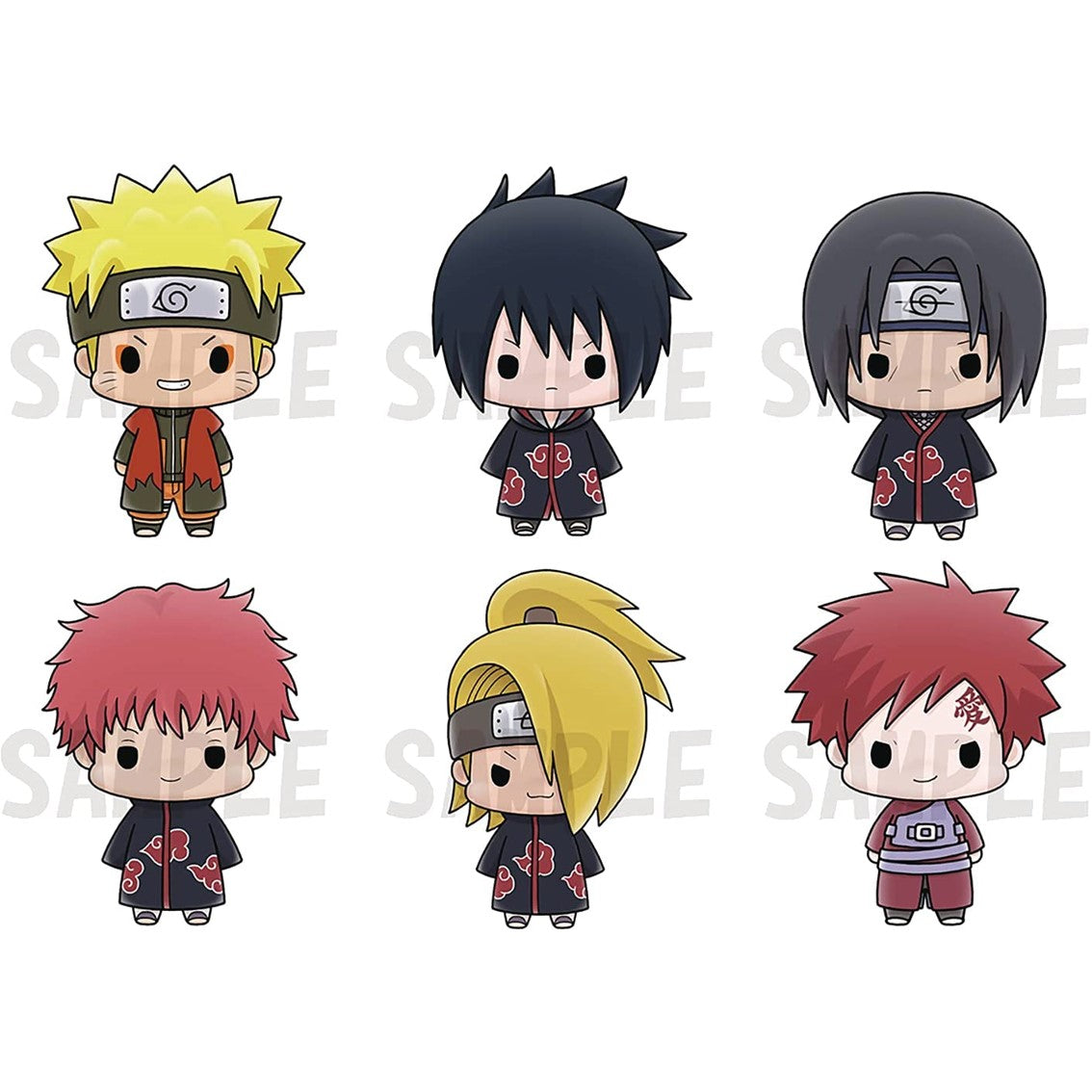 Figuras megahouse naruto chokorin mascot set vol 2 6 articulos Frikytopia