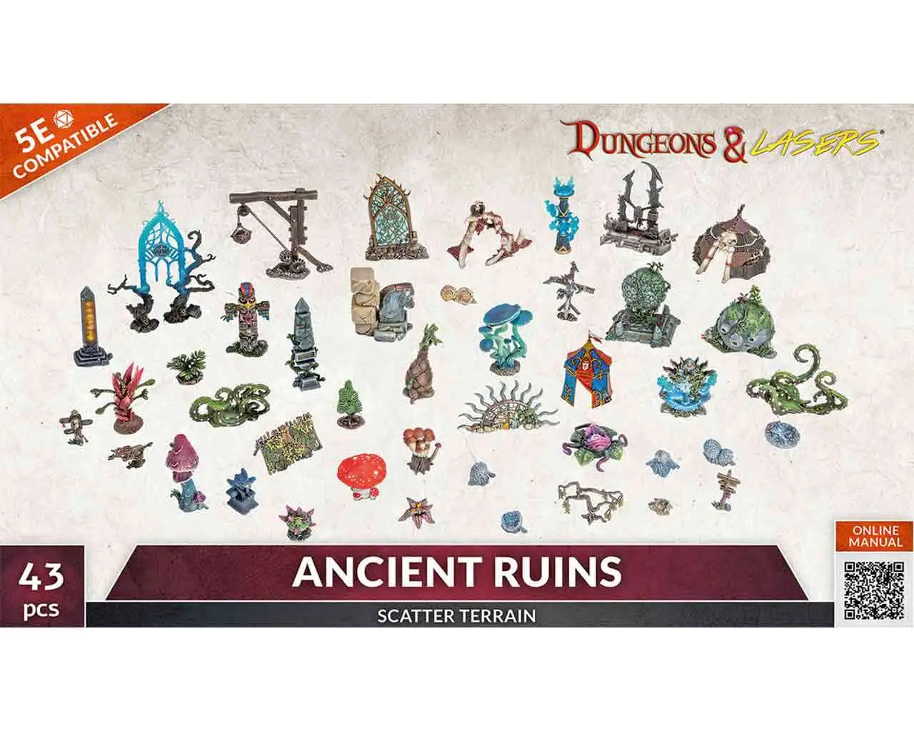 Dungeons & Lasers - ANCIENT RUINS SCATTER TERRAIN