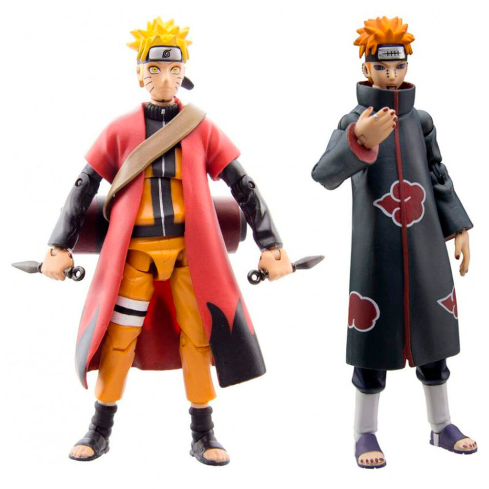 Pack 2 figuras toynami naruto naruto sage mode vs pain exclusiva Frikytopia
