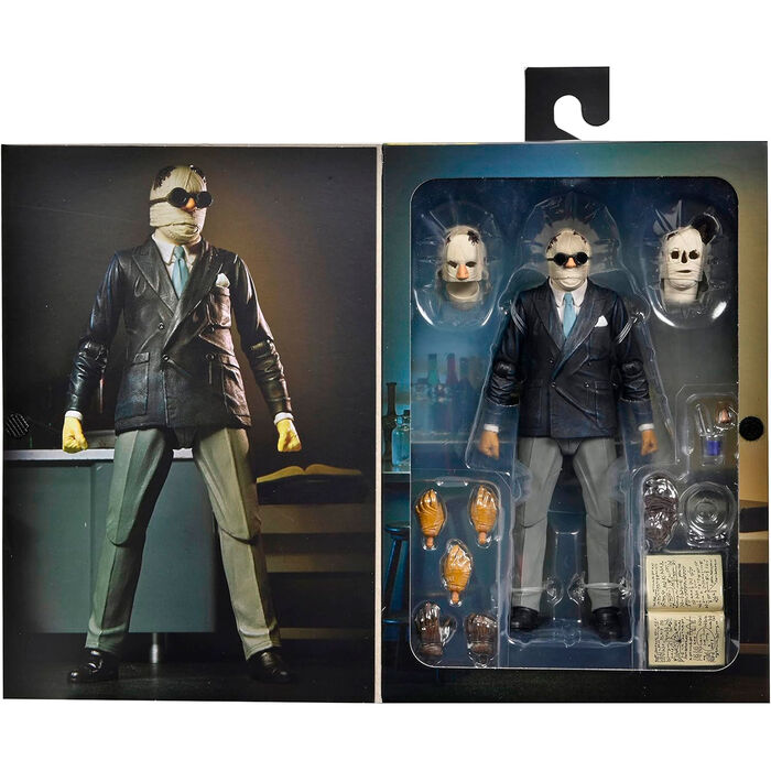 Figura neca universal monster scale action ultimate invisible man Frikytopia