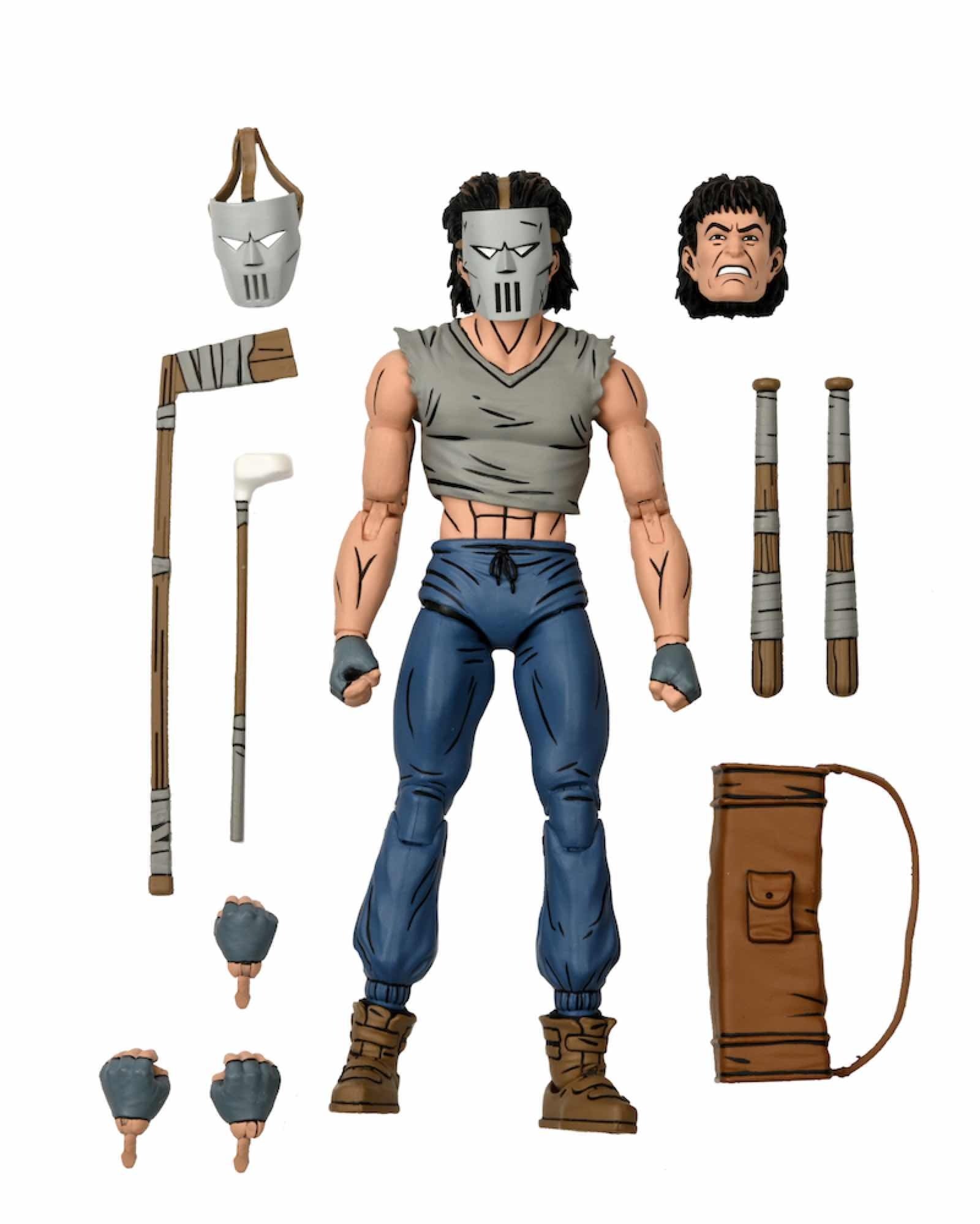 Figura neca tmnt mirage comics scale action figure casey jones