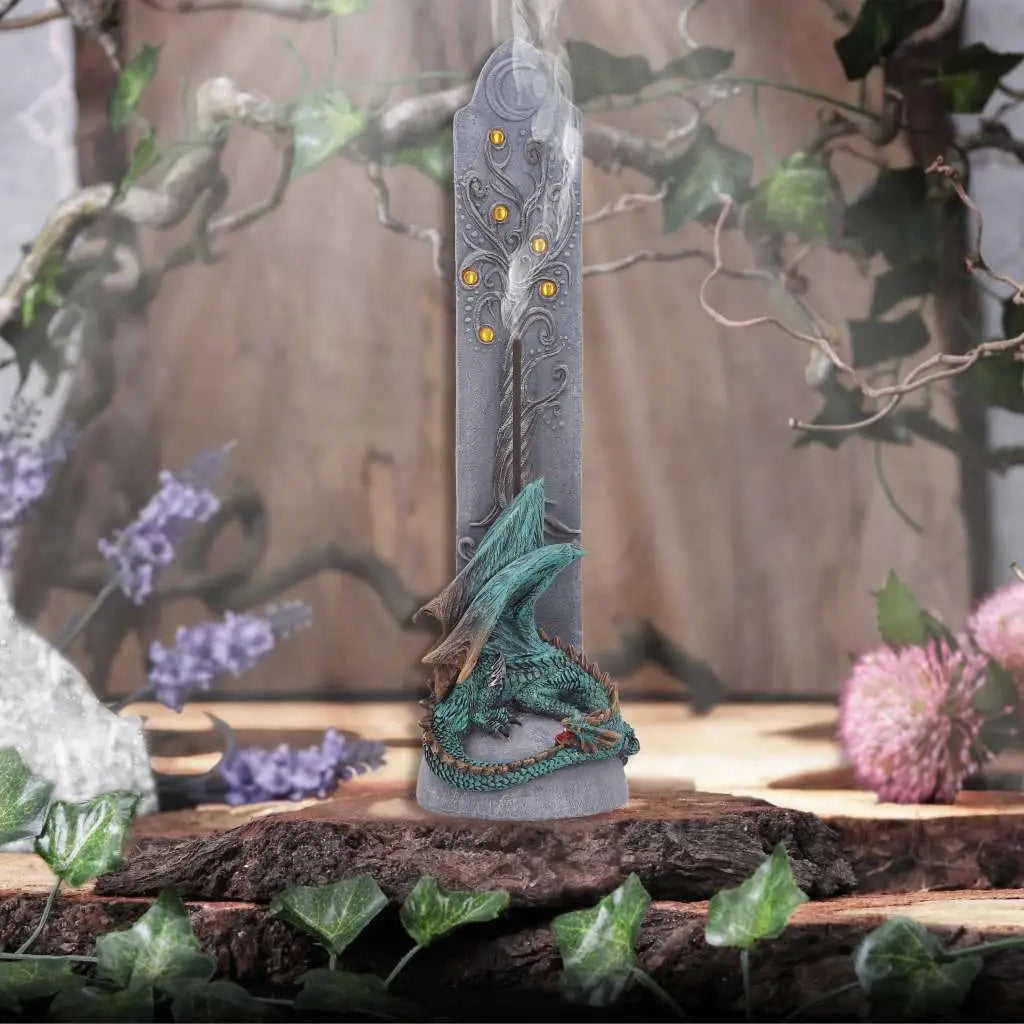 SMOULDERING ESSENCE DRAGON INCENSE BURNER