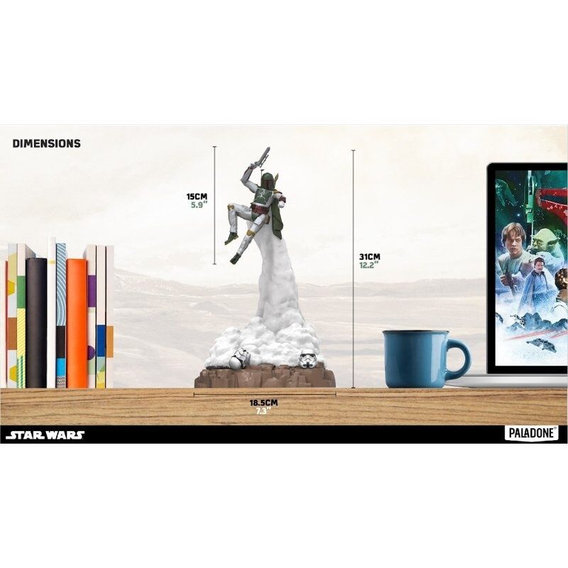 Lampara diorama paladone star wars boba fett