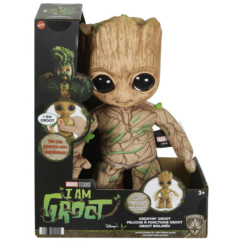 I Am Groot Peluche Electronico Groovin Groot 28 cm version inglesa