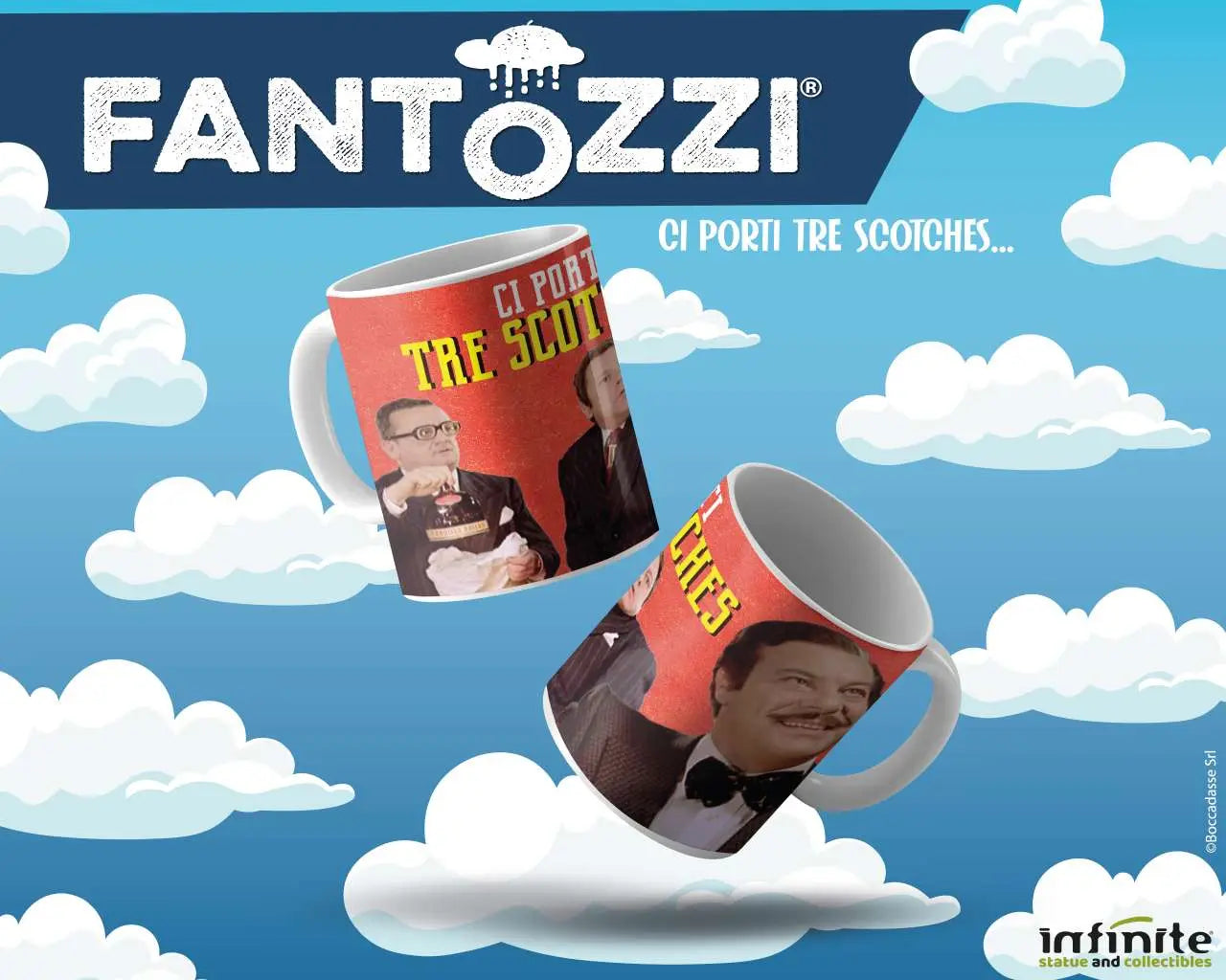FANTOZZI - TRE SCOTCHES Taza
