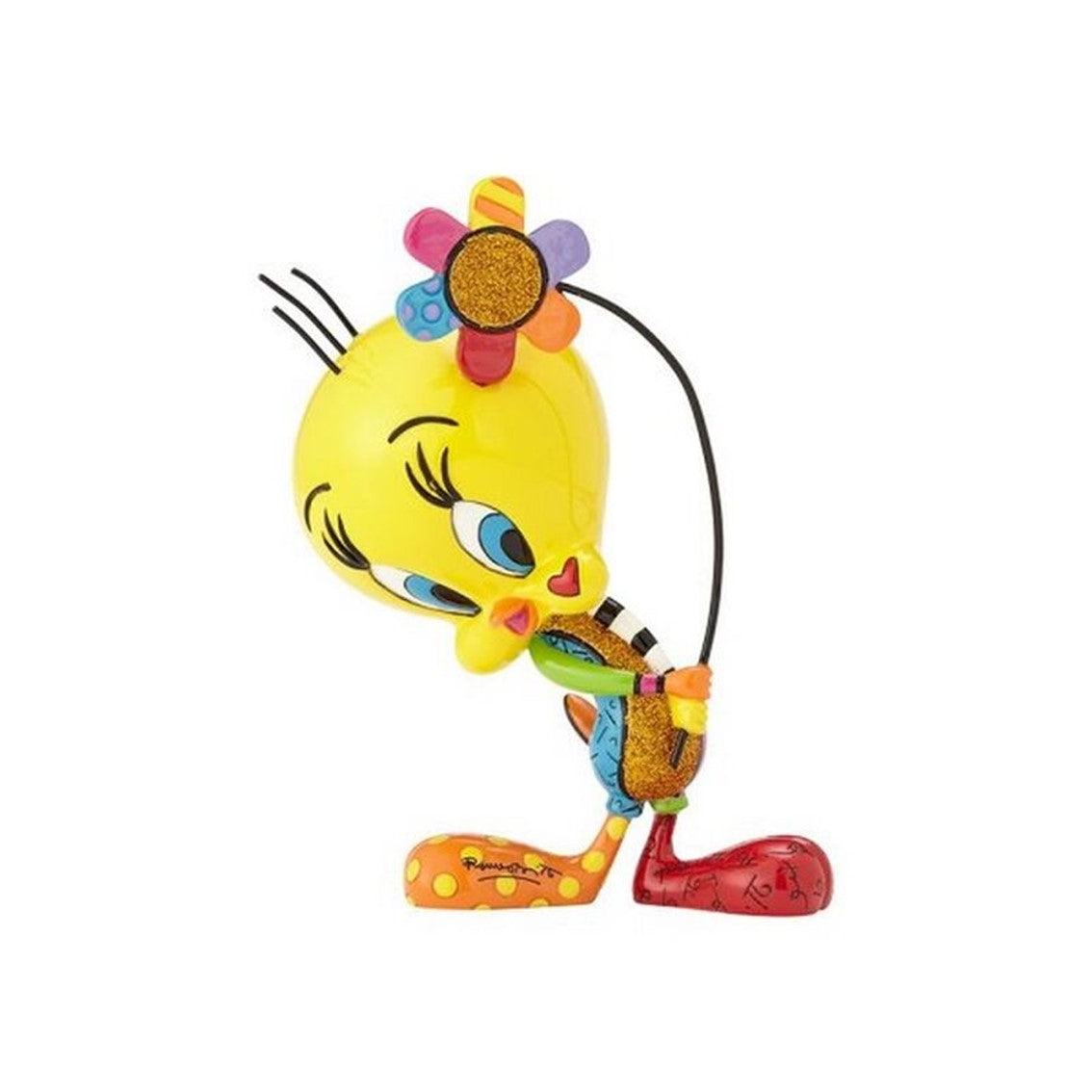 Figura decorativa enesco looney tunes piolin con flor Frikytopia