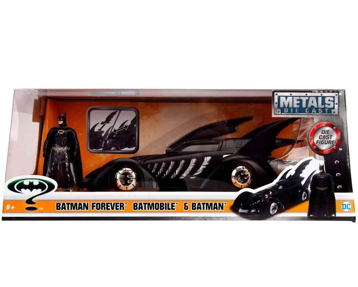 BATMAN FOREVER BATMOBILE & BATMAN 1/24 DIE-CAST MODEL