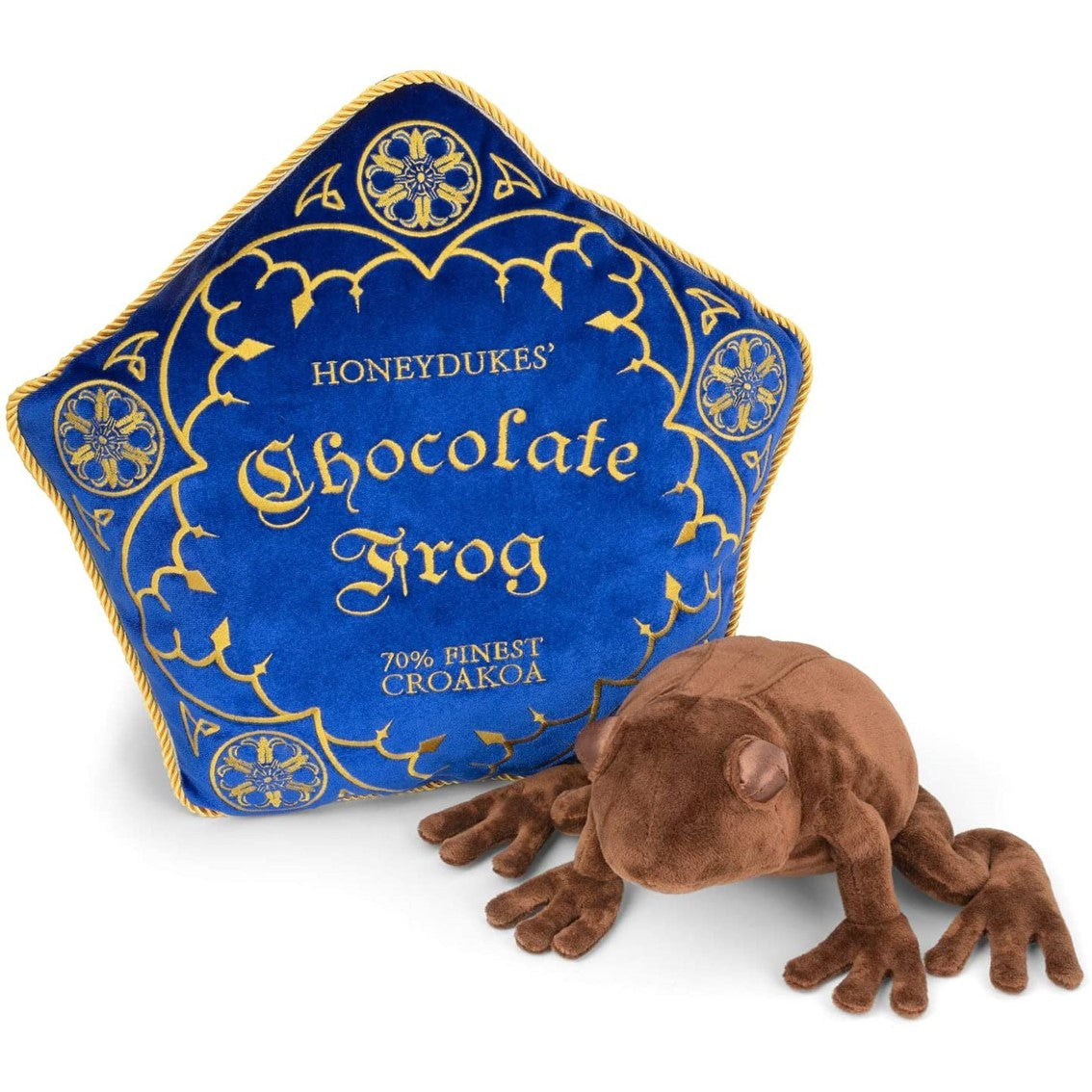 Peluche the noble collection harry potter rana de chocolate cojin