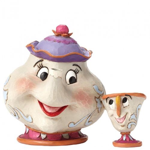 Figura enesco disney la bella y la bestia mrs potts chip Frikytopia