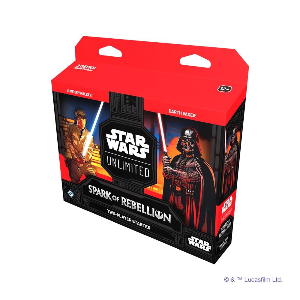 Juego de cartas star wars unlimited spark of rebellion paquete 2 jugadores v2 Frikytopia