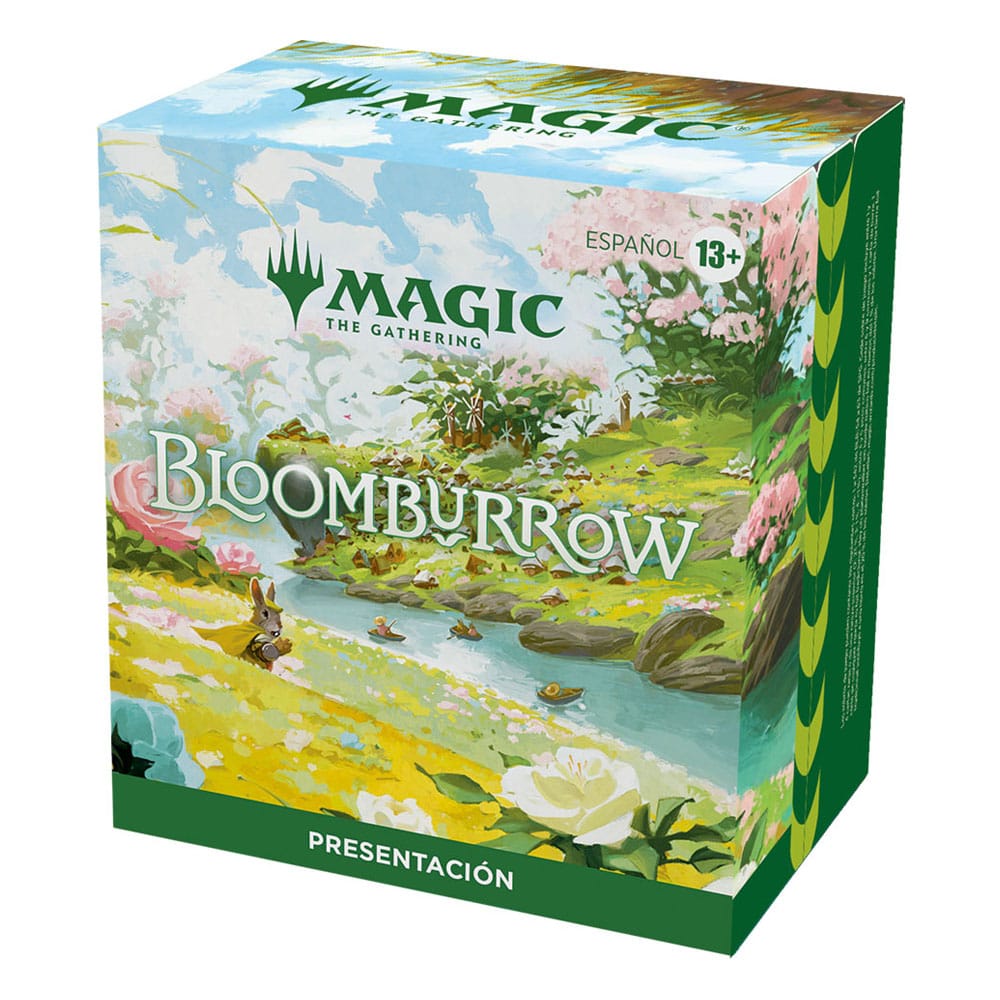Juego de cartas magic the gathering bloomburrow pack de presentacion