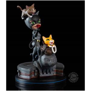 Figura quantum mechanix dc comics catwoman 13 cm q fig elite