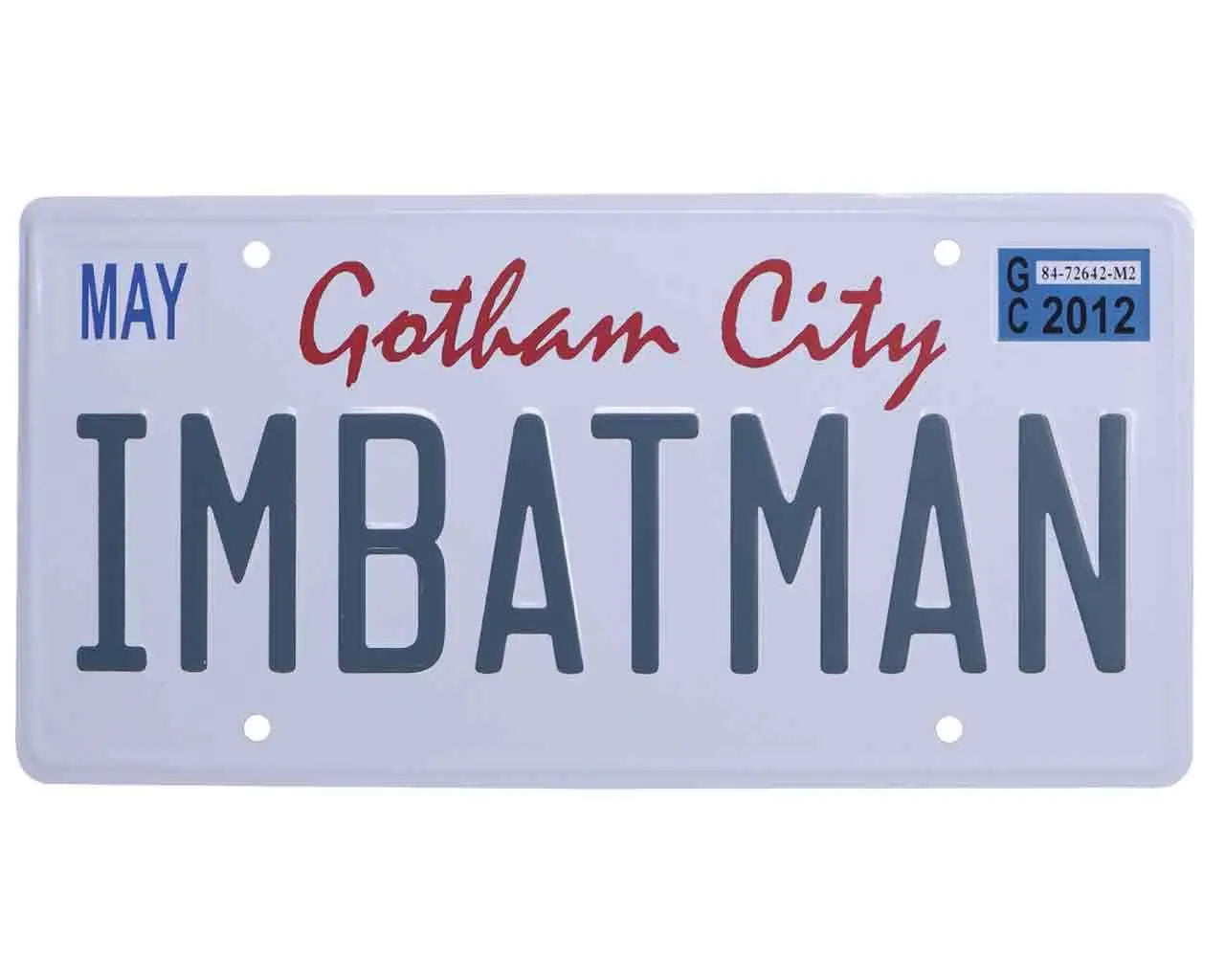 DC Comics Placa de Chapa Batman