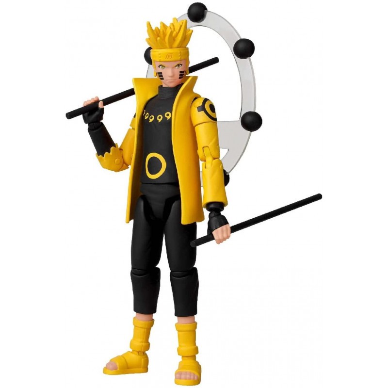 Figura bandai naruto shippuden anime heroes uzumaki naruto modo sabio