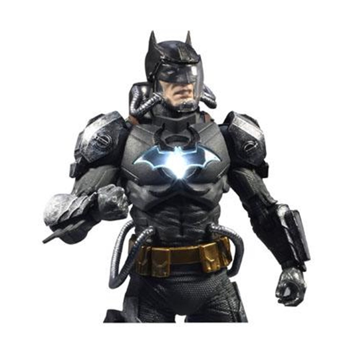 Figura mcfarlane toys dc multiverse batman hazmat suit gold label