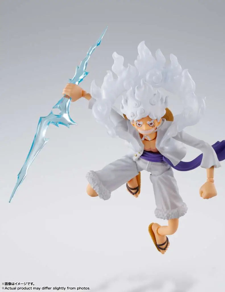 Figura S H figuarts Monkey D Luffy Gear 5 One Piece 15 5cm