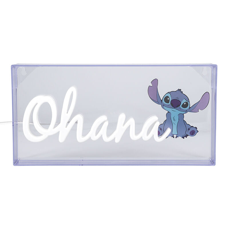 Lampara led neon paladone stitch ohana Frikytopia