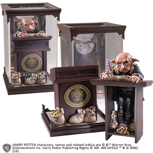 Harry Potter Estatua Magical Creatures Gringotts Goblin 19 cm