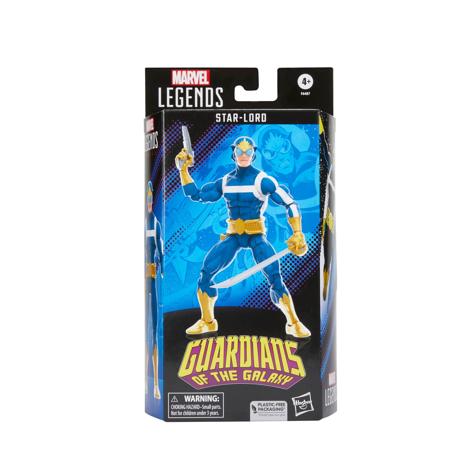 Figura hasbro marvel legends guardianes de la galaxia star lord