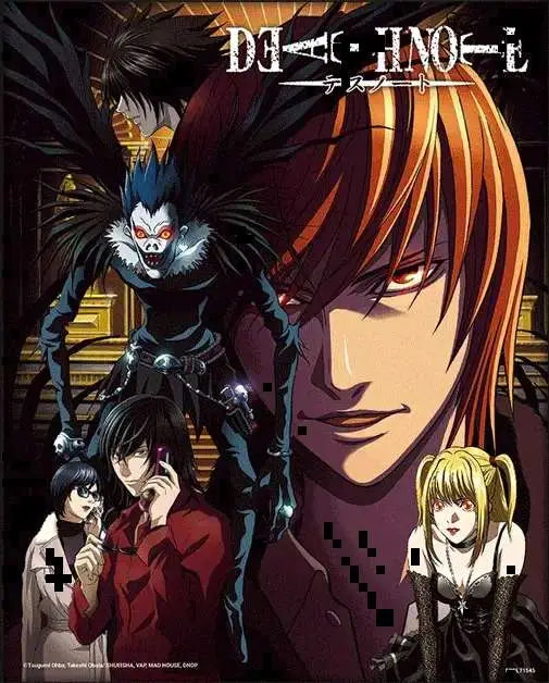 DEATH NOTE CONNECTED BY FATE 3D LENTICULAR Póster FRAMED
