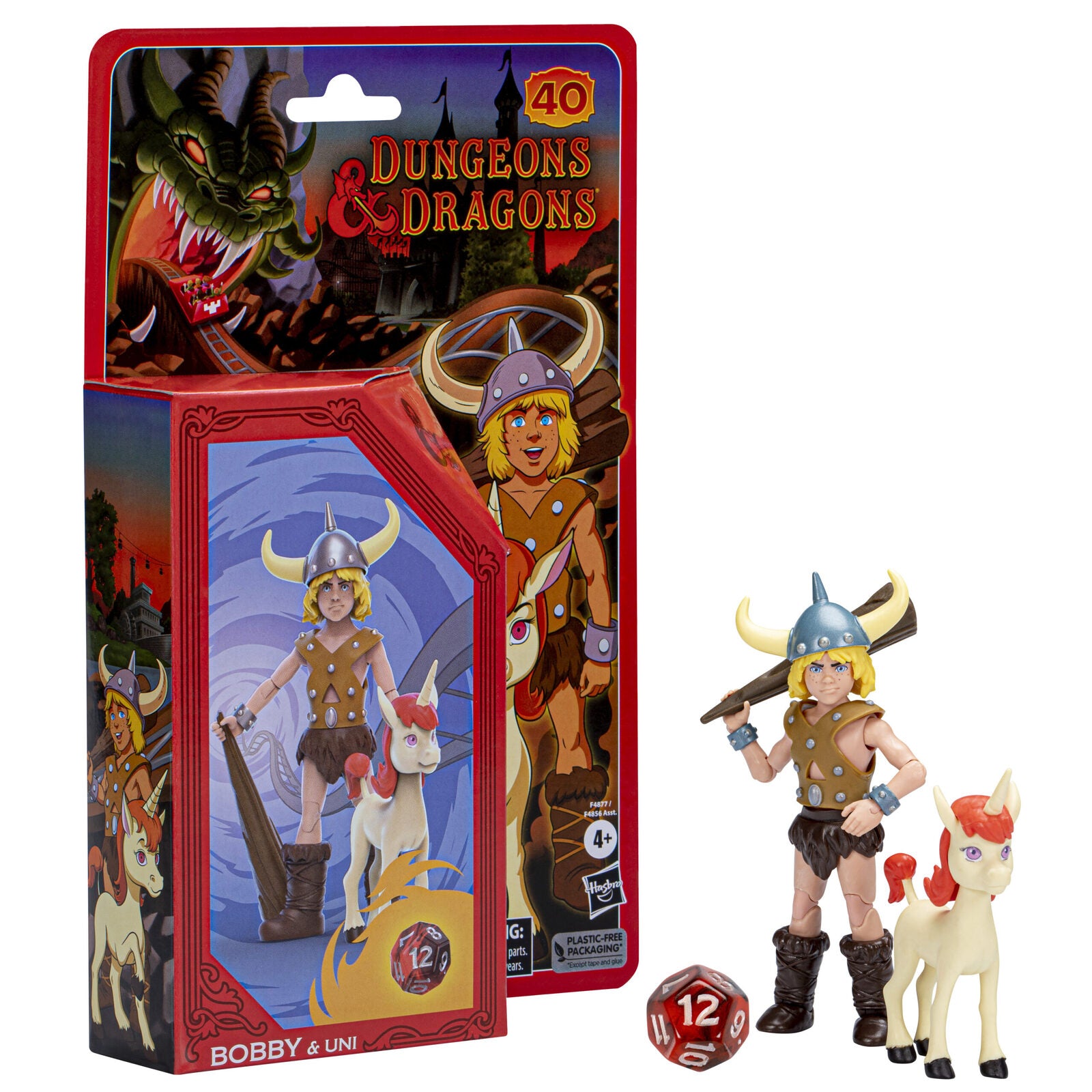 Figura hasbro dungeons dragons bobby y uni Frikytopia