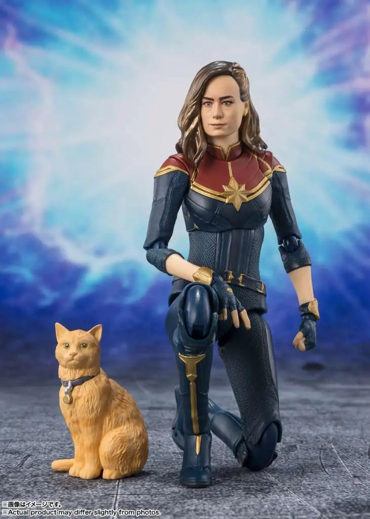Figura tamashii nations sh figuarts marvel the marvels capitana marvel