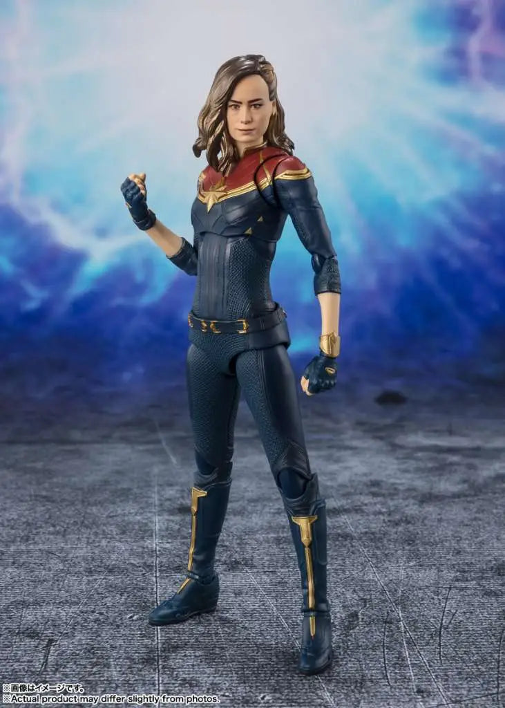 Figura tamashii nations sh figuarts marvel the marvels capitana marvel